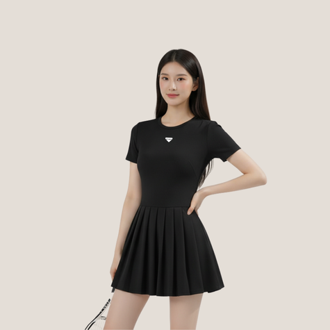 Swan Dress - Black