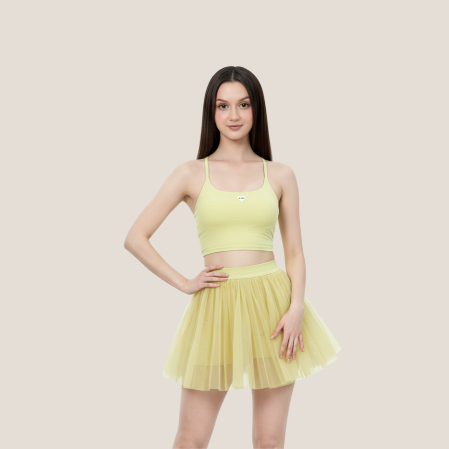 Sunny Muse Skỉrt - Avocado Green