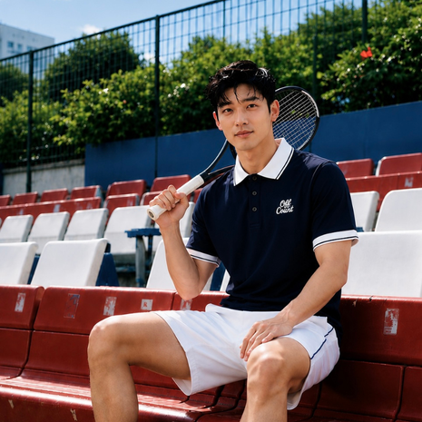 Social Polo - Navy Blue